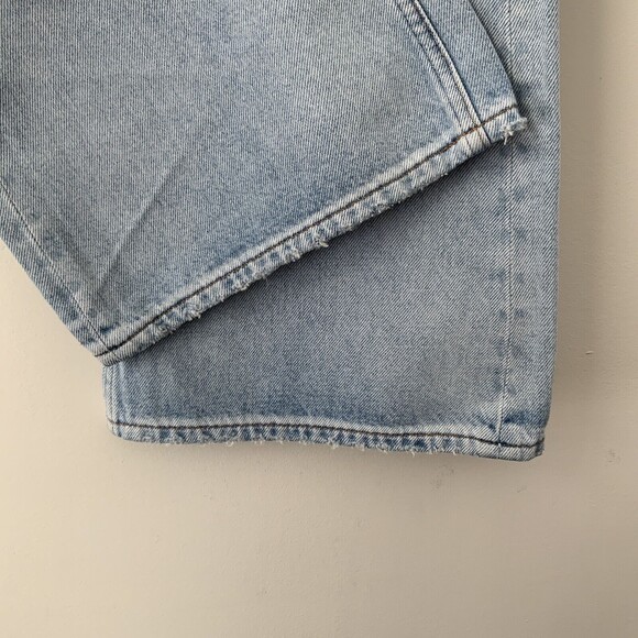 American Eagle AE77 Organic Cotton The Crop Flare Jeans Blue 33 - Picture 12 of 12